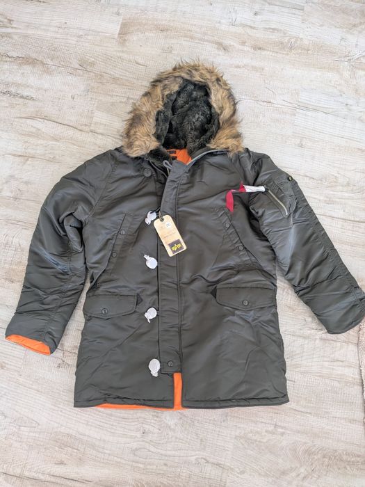 Куртка Аляска N-3B Slim fit оливкова, розмір XXL і 3ХL - USA