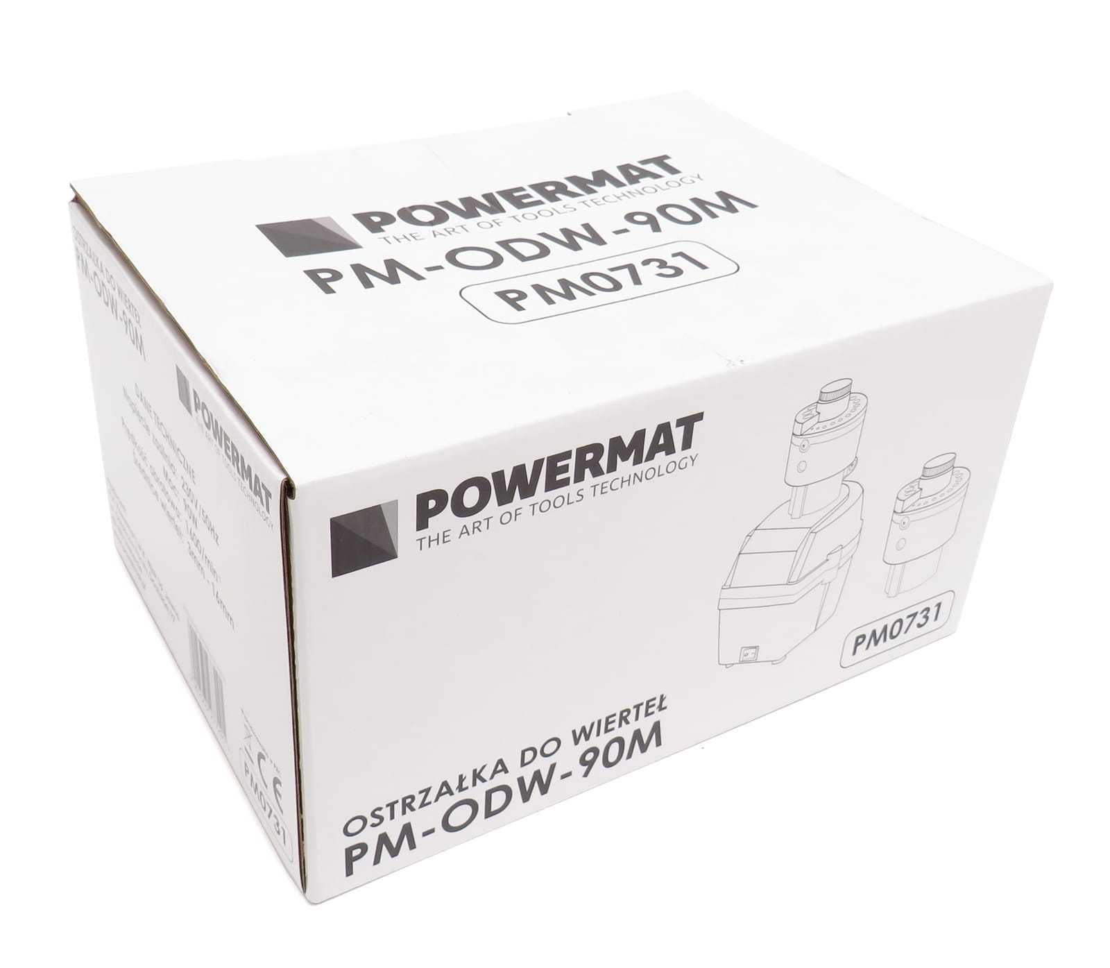 POWERMAT Ostrzałka Do Wierteł Dwoma Adapterami 90w Korundowe PM0731
