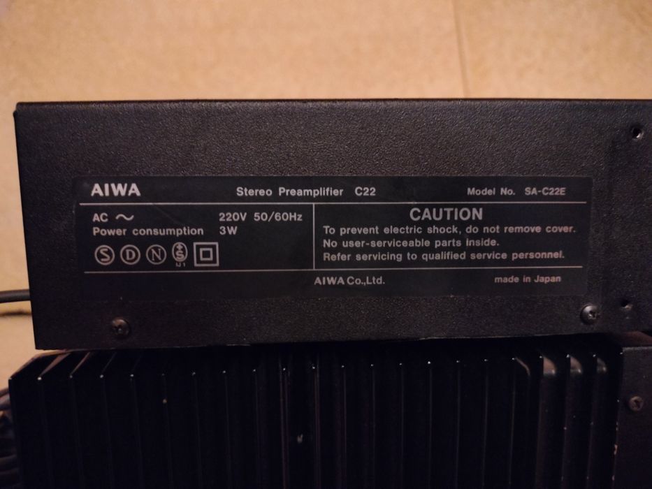 Mini wieża Aiwa, R30, C22, P22. Japan, sprawna.