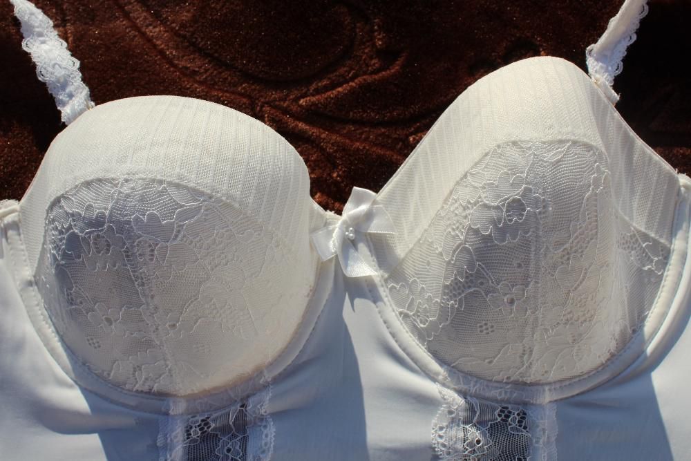 nowy półgorset MATALAN = biały 34D  75D= cudny