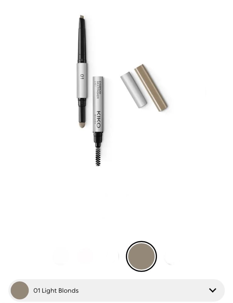 Карандаш для брів Kiko Eyebrow Multitasker 3-In-1