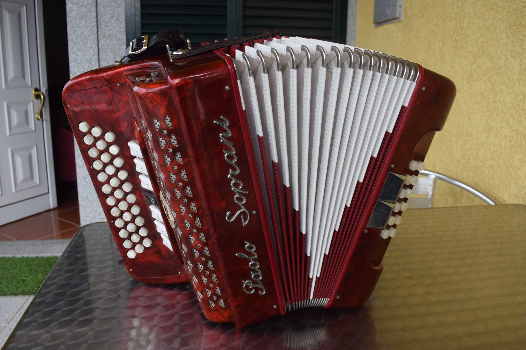 Concertina Paolo Soprani 3 Voz La# Re# Sol# Natural