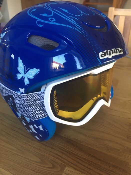 Kask i gogle - narty, snowboard