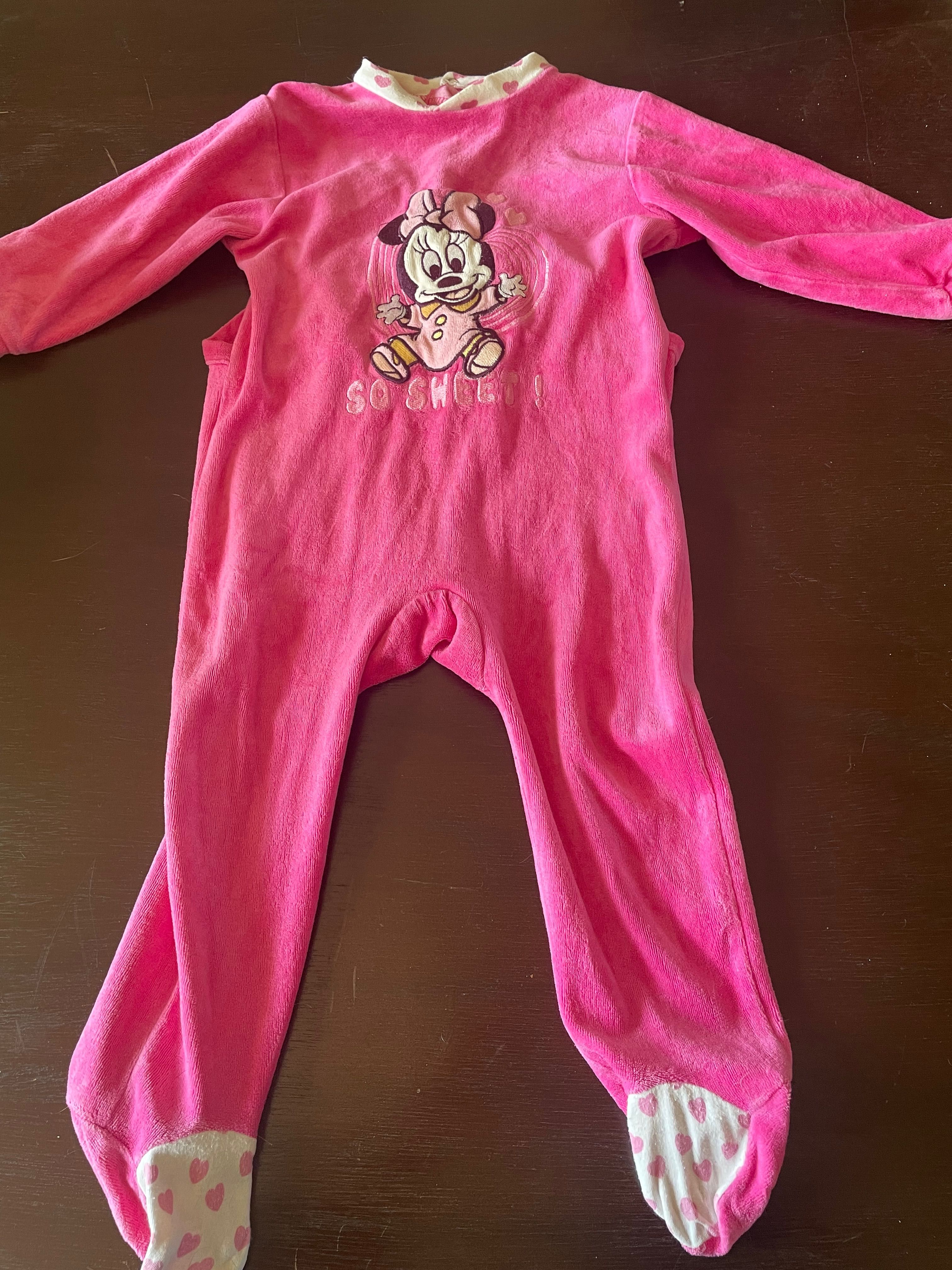 Babygrow/Pijama da Minnie 24 meses/2anos da Disney