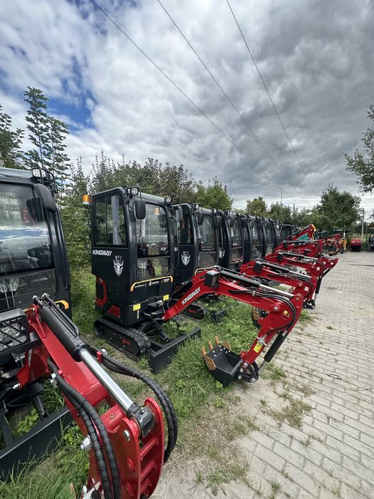 NOWA Minikoparka Kingway Yama R10K JOISTICKI Ramię SKR 3 ŁYŻKI 1200kg