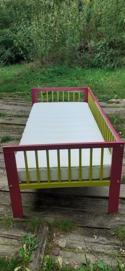 Łóżeczko dziecięce 160x70 IKEA z materacem lateksowym