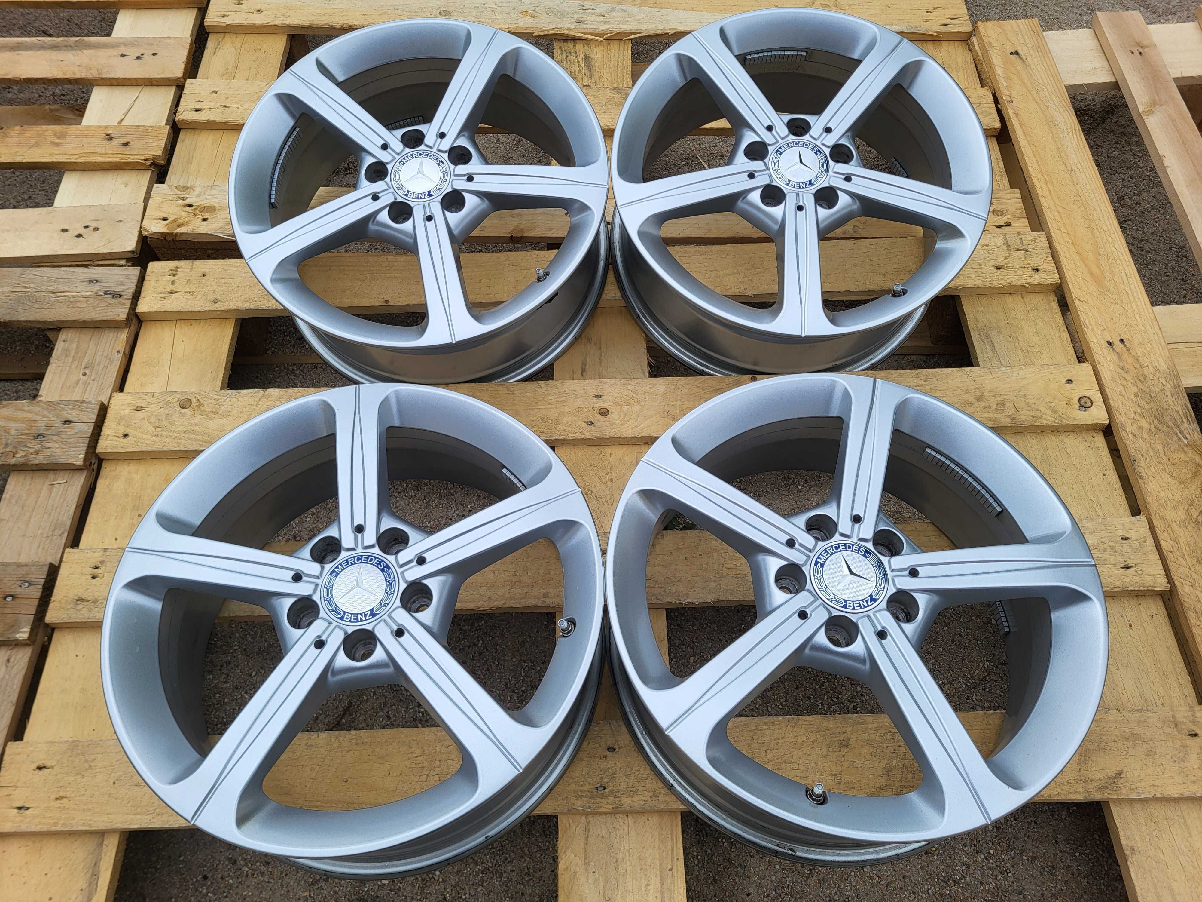 [874] Felgi aluminiowe Oryginał MERCEDES 17 Cali 5x112 ET44 +Czujniki