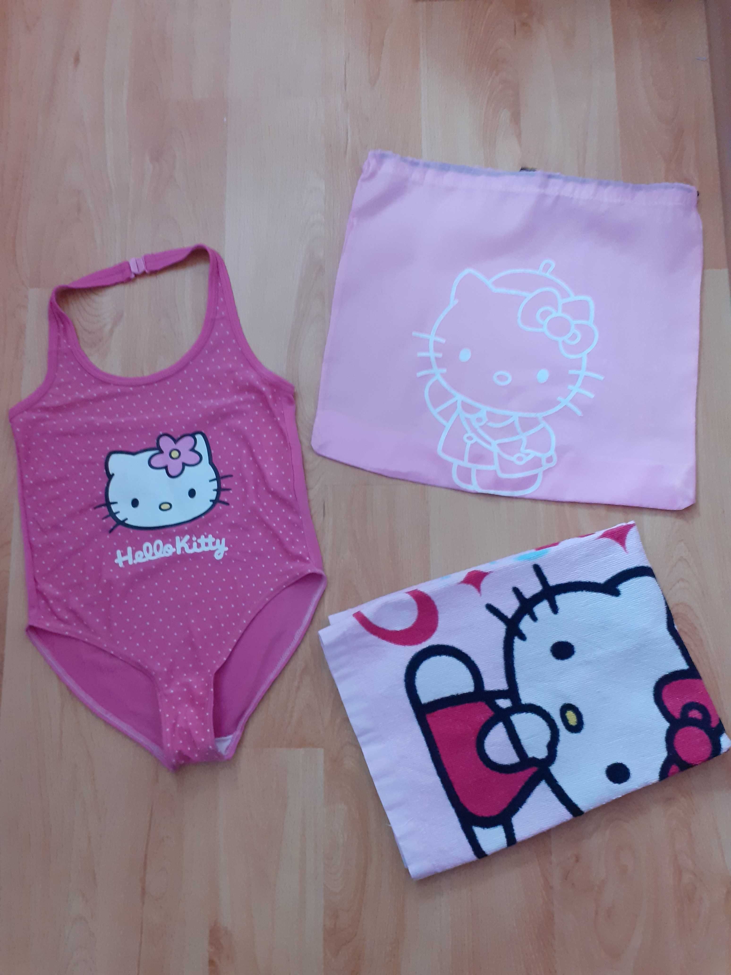 Hello Kitty Zestaw do pływania na basen 104-110 Zimowy komplet 3-6 lat