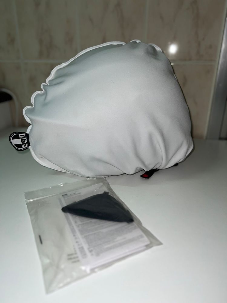 Capacete AGV Preto com Viseira Preta