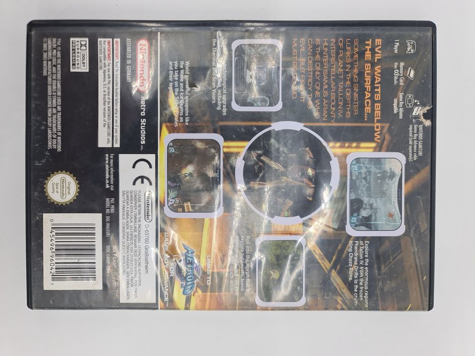 Nintendo GameCube Game "Metroid Prime" Original64297885961729122