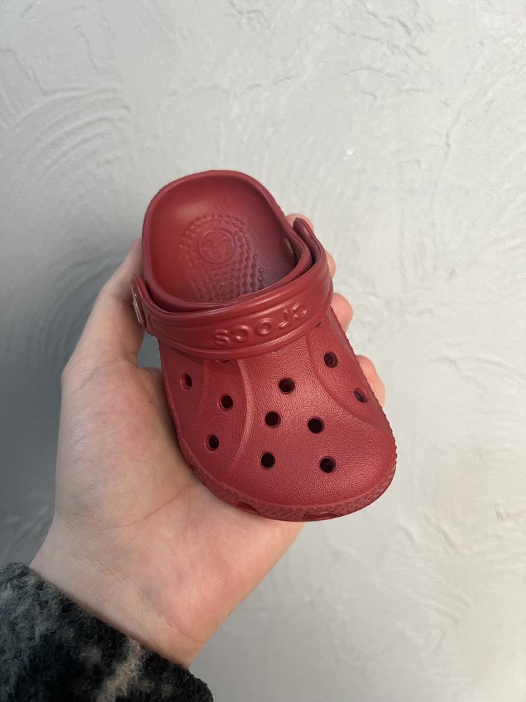 Оригінал ! Дитячі крокси/шльопки Crocs Red