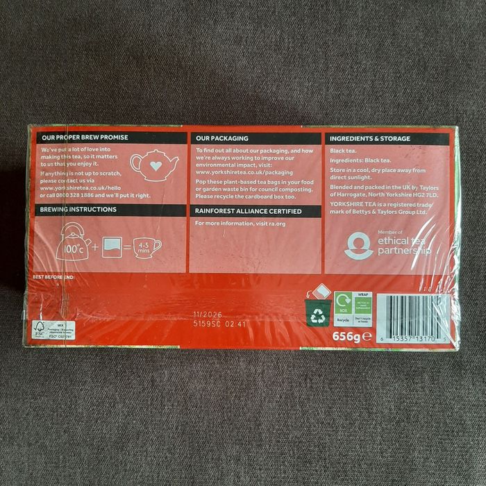 Herbata Yorkshire (Ory. Angielska)  210 torebek 656g
