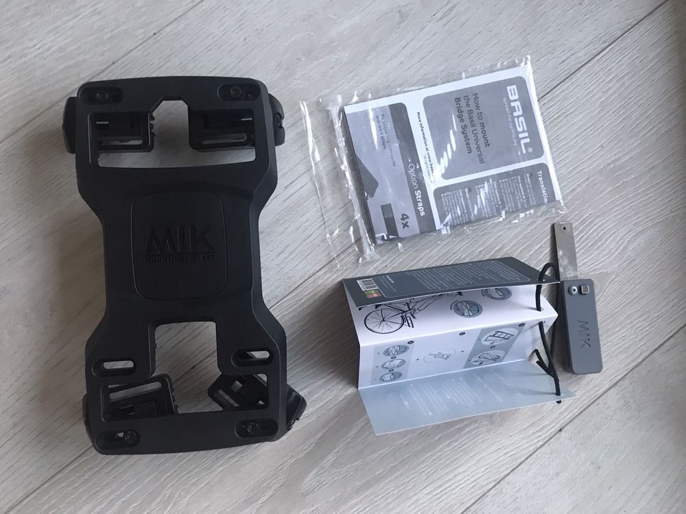 Sakwy BASIL Urban Load Double Bag MIK 53L + adapter i mocowanie MIK