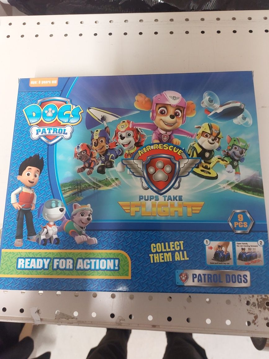 Nowy duży zestaw figurki Psi Patrol 9 szt