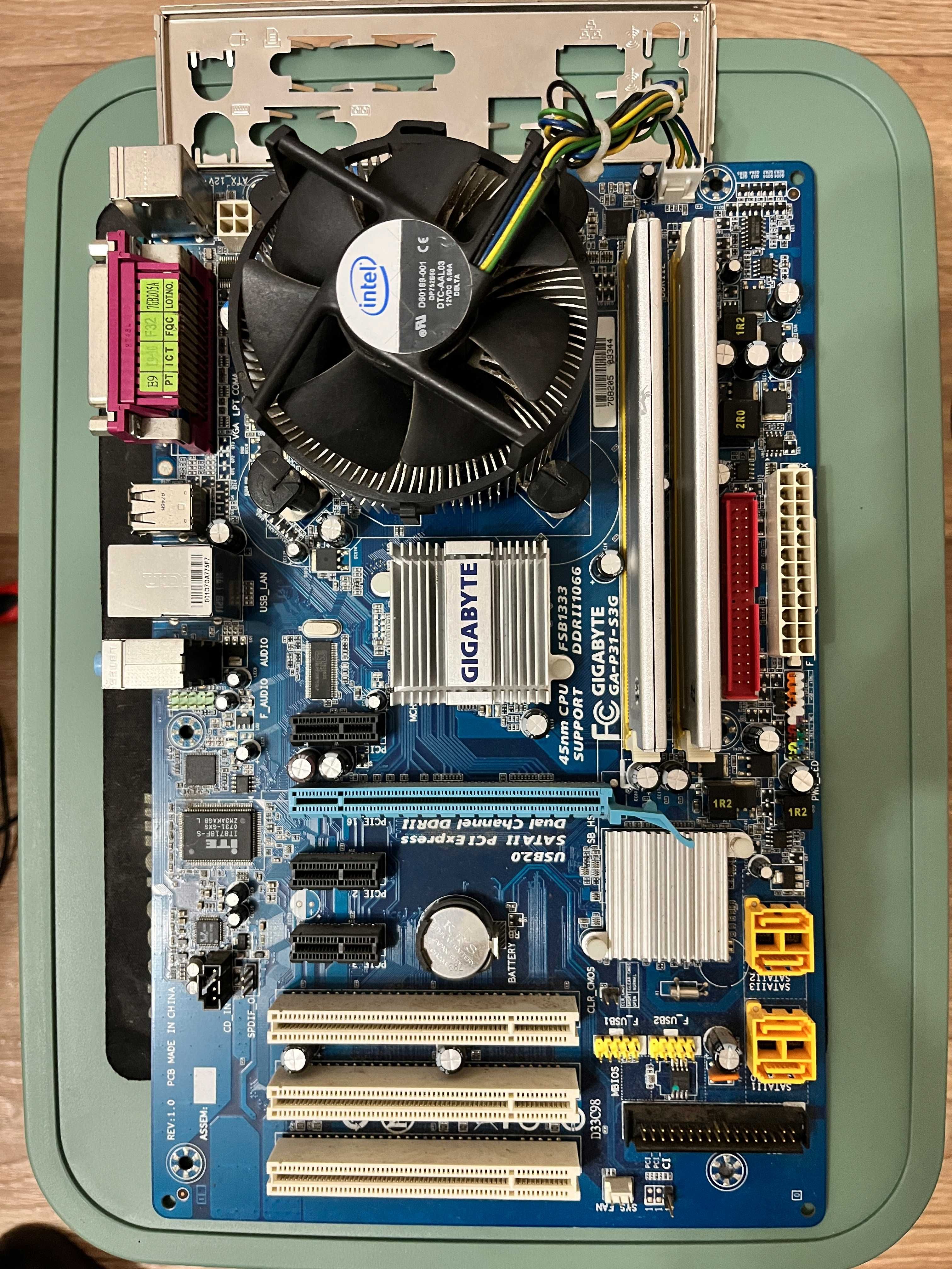 Комплект для ПК s775 Gigabyte GA-P31-S3G/E5430/4Gb DDR2 (протестовано)