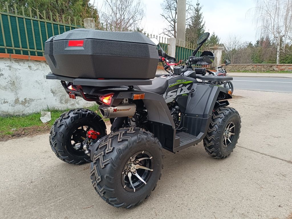 DUŻY Firmowy QUAD ASIX FOURCRAFT 250 ULTRA Nowy Gwarancja Wyciagarka