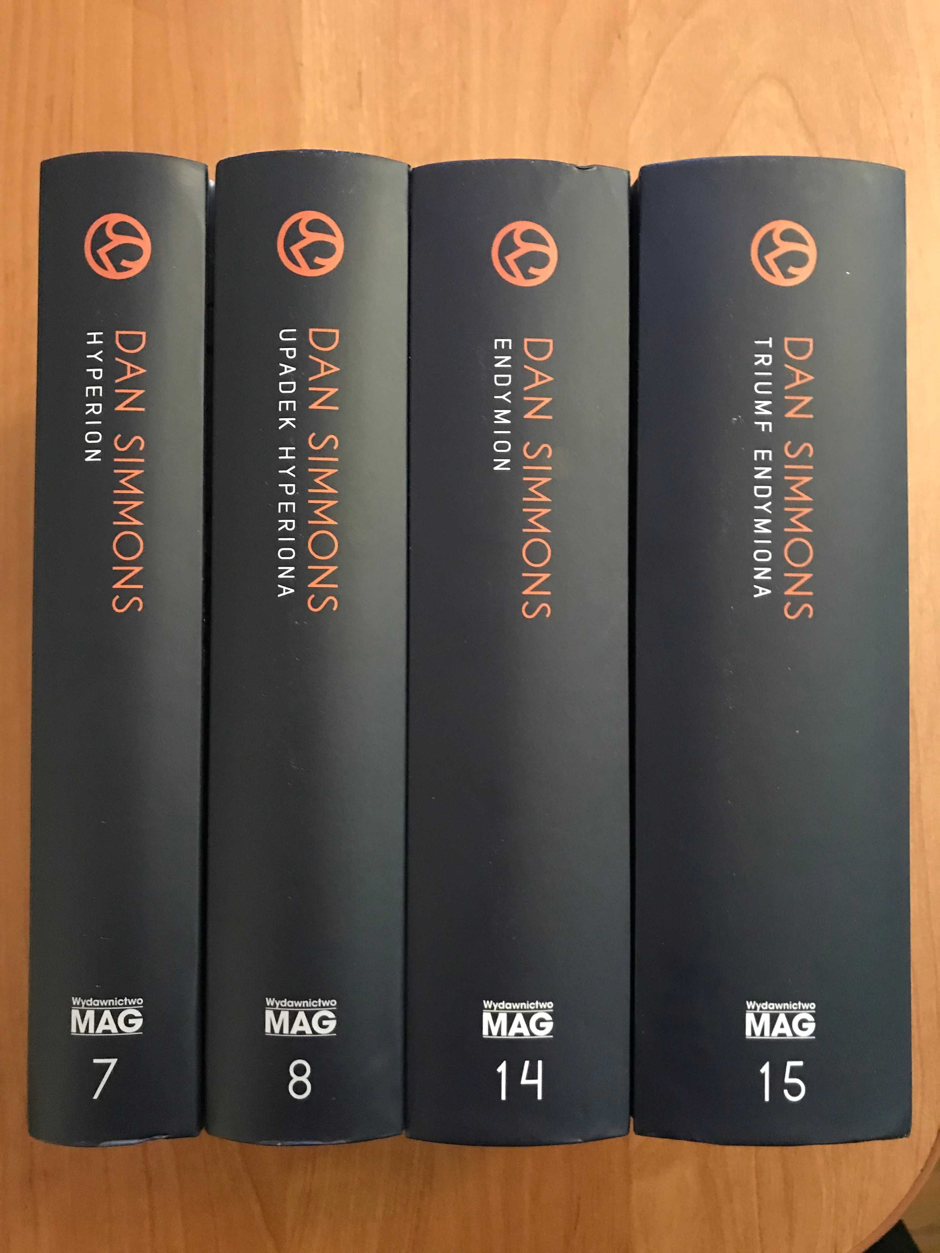 Dan Simmons x 4 Hyperion Upadek Hyperiona Endymion Triumf Edymiona