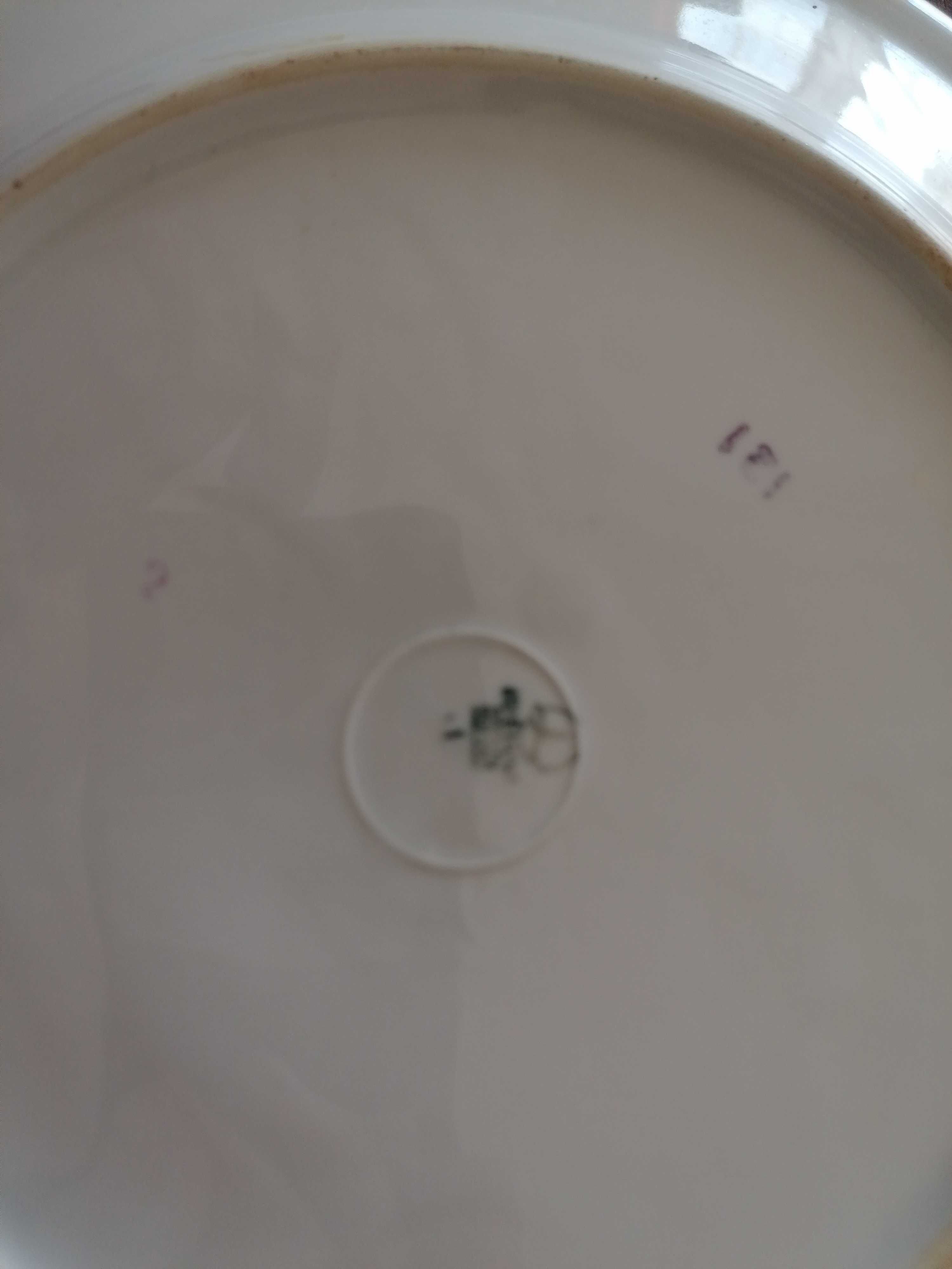 Talerz płytki obiadowy WSS Społem porcelana Lubiana