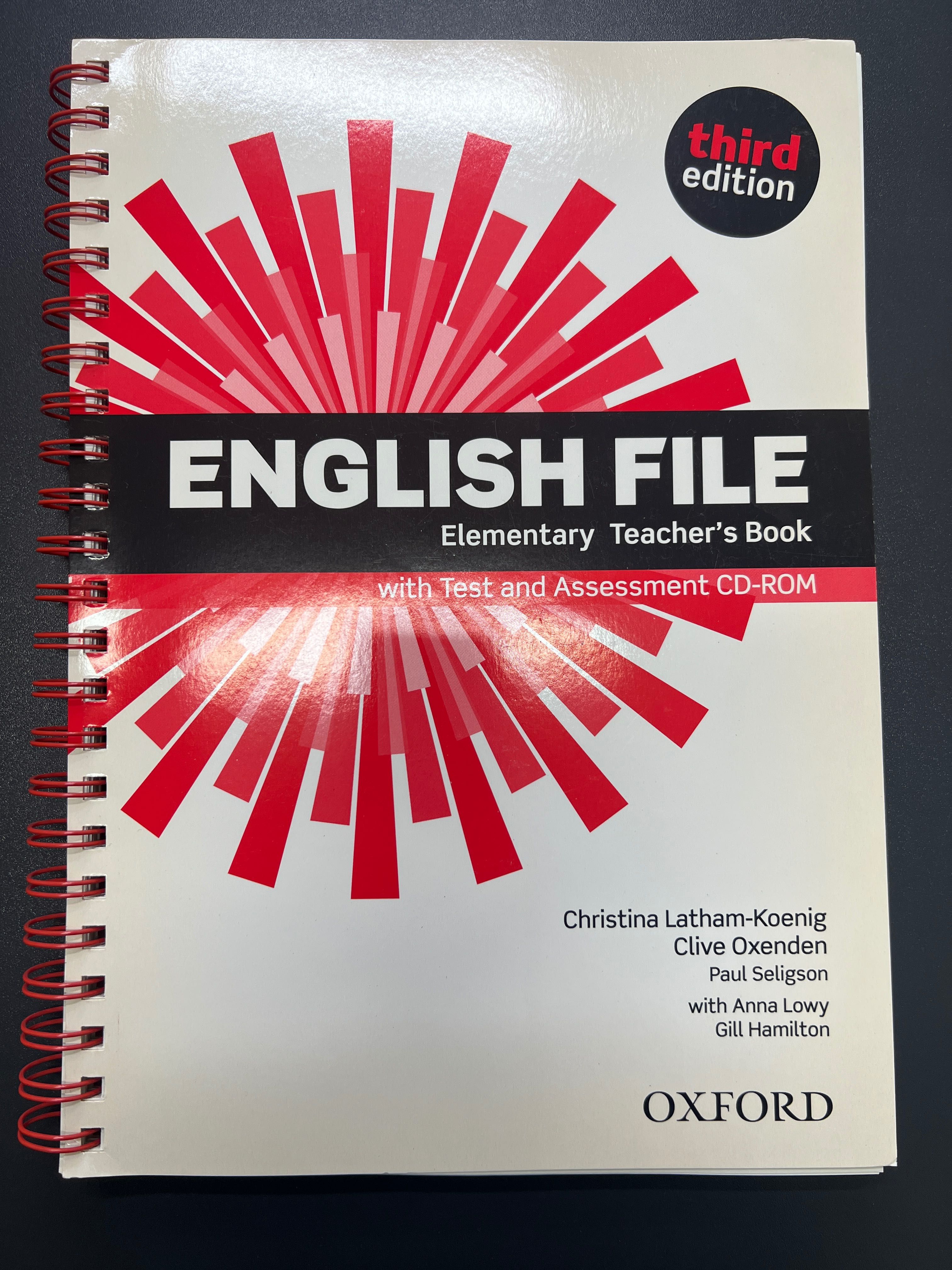 English File Elementary Teacher's Book 3rd edition + CD ROM nowa
