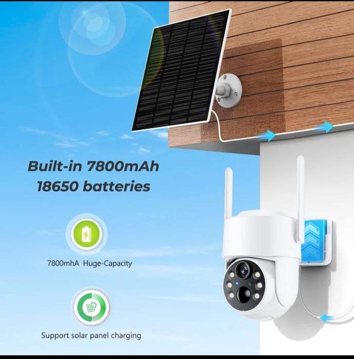 Câmera Wi-Fi  solar