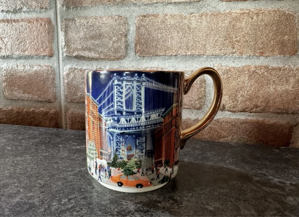 Świąteczny kubek Anthropologie New York Nowy Jork NYC 396ml
