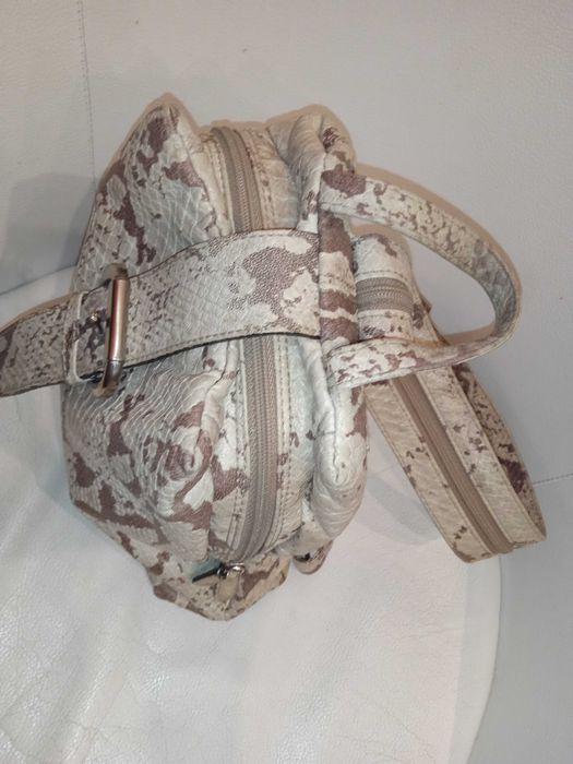 MarcCain torebka plecak Unikat skora naturalna jak nowa