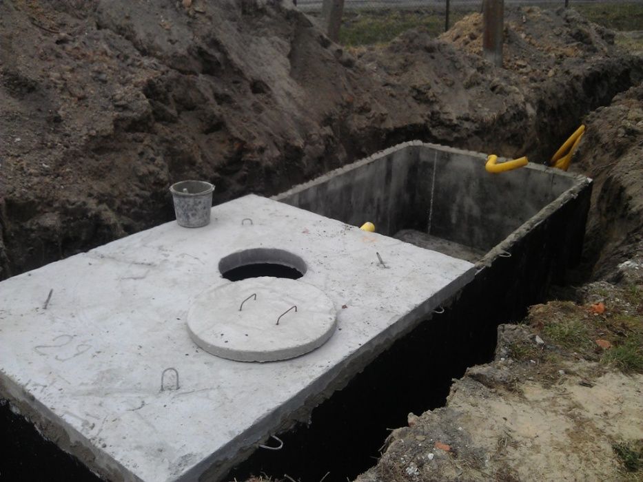 Zbiorniki na szambo, szamba betonowe z montażem zbiornik z transportem