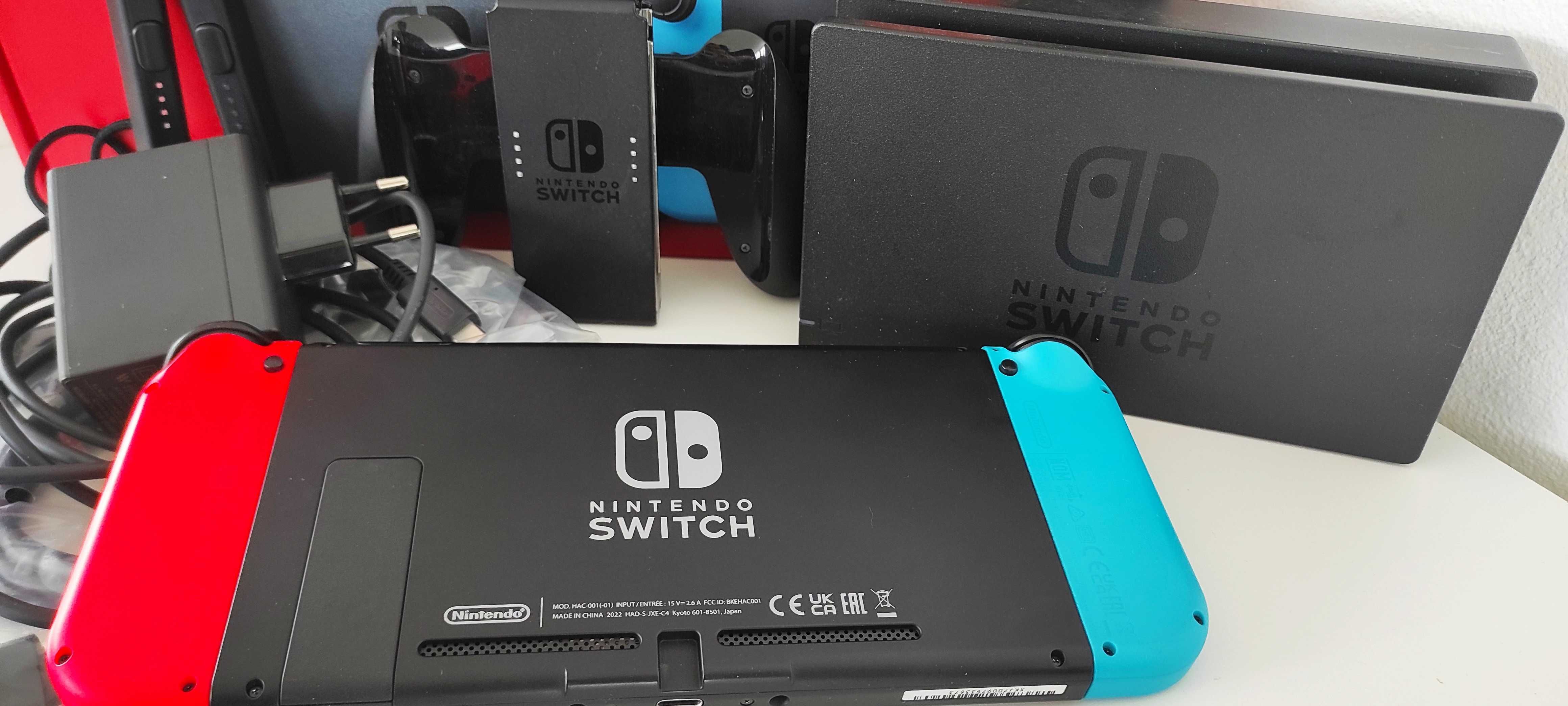 Nintendo Switch V2 - Desbloqueada CFW + Cartão 128GB