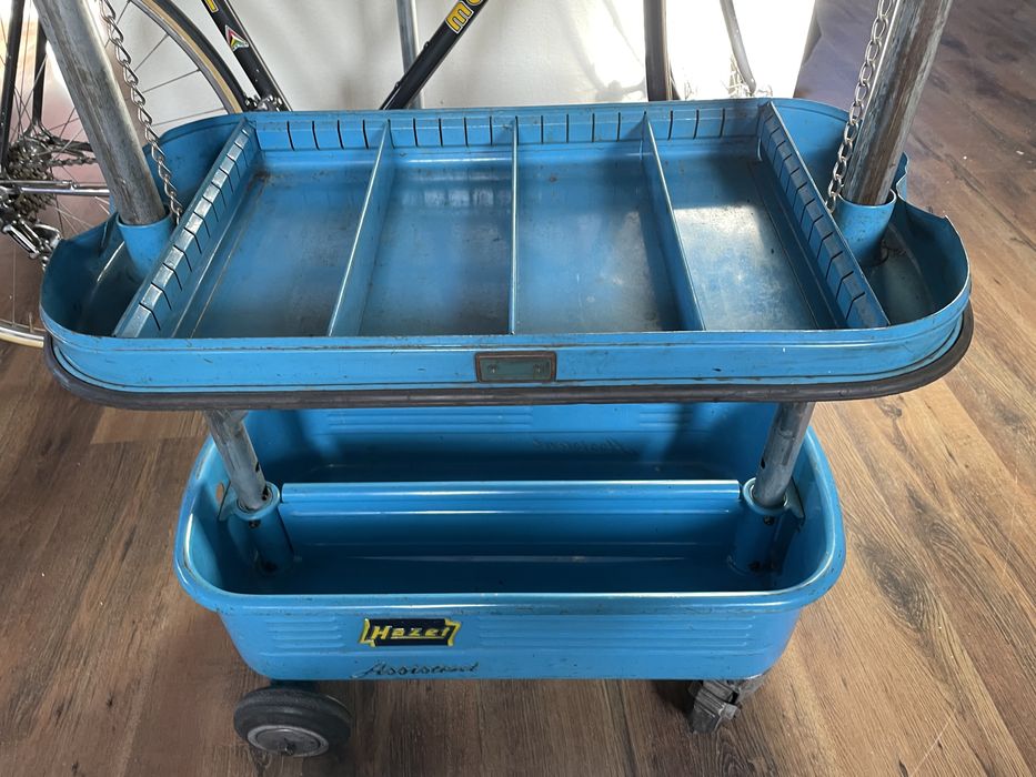 Hazet wózek warsztatowy 1955 pierwsza seria gedore narzedziowy szafk