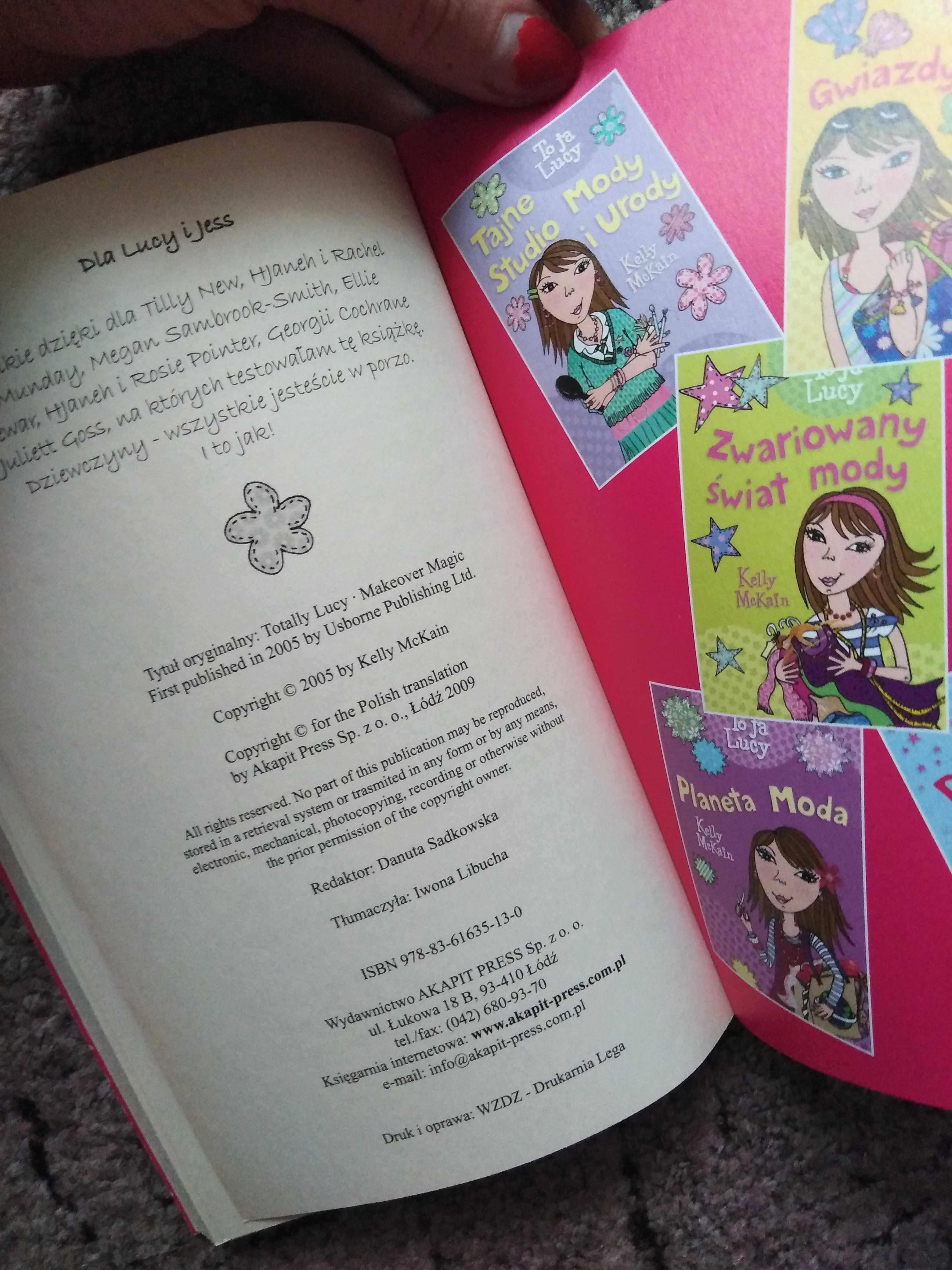 Książka Magiczna Przemiana. Kelly McKain