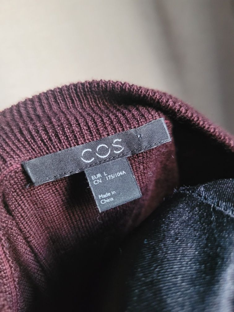COS r L  XL sukienka wełna 100proc termiczna termoaktywna