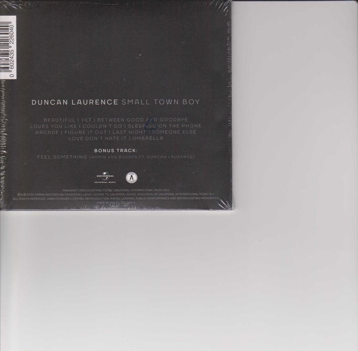 Duncan Laurence - Small Town Boy (2020) // DELUXE EDITION (2021)