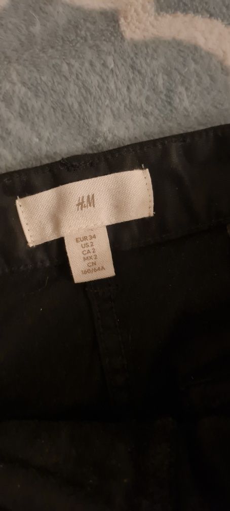 Spodnie bojówki czarne H&M rozmiar XS