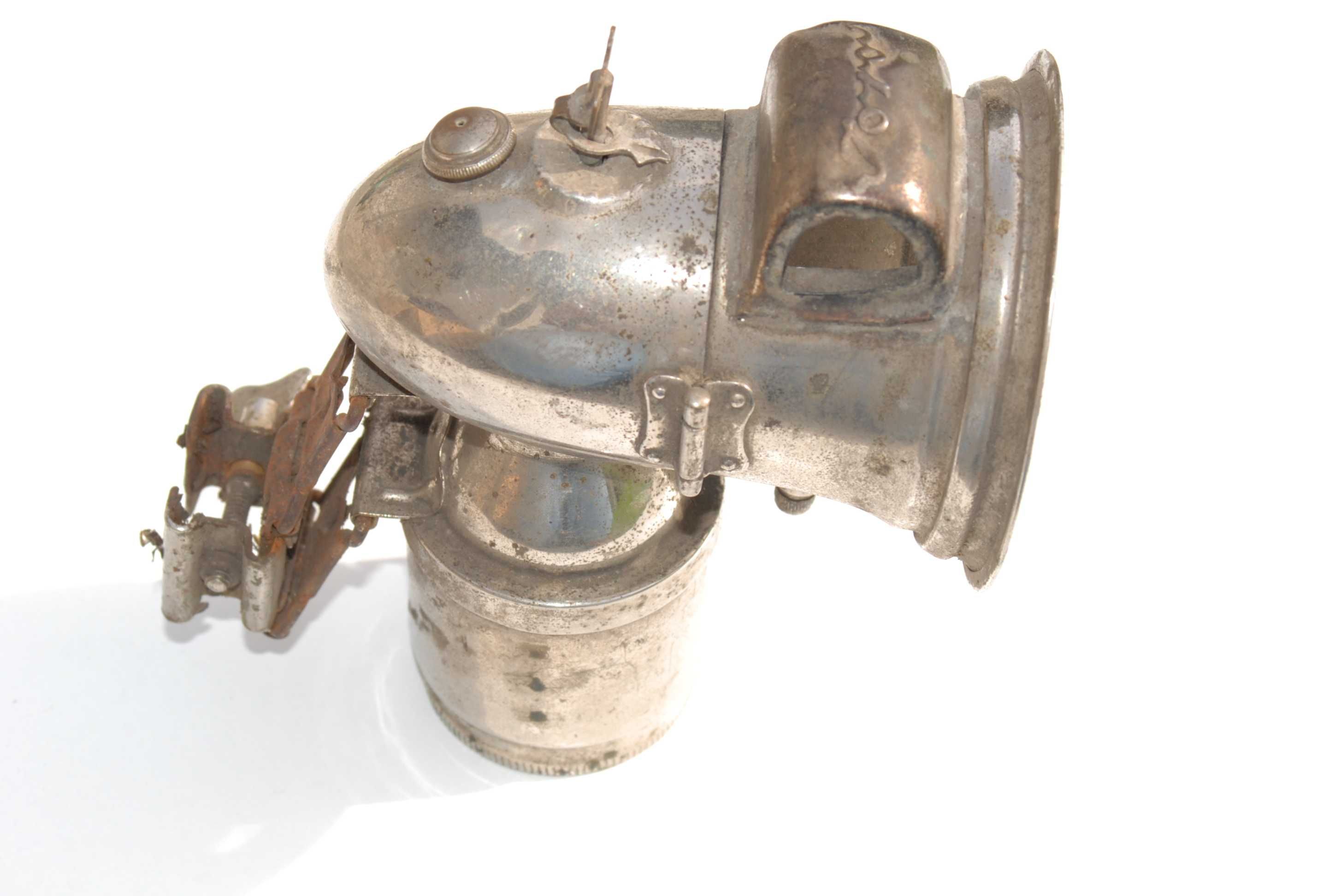 Stara lampa lampka karbidowa do roweru antyk