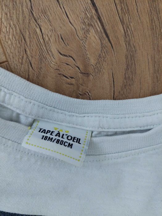 Zestaw 2 bluzki + legginsy Zara Tao Tape à l'oeil 12-18m. 86 cm