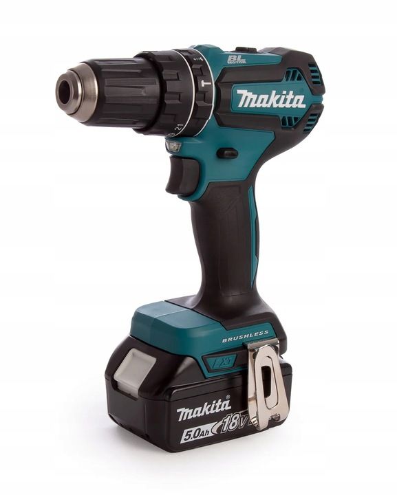 Makita Dhp485 Wkrętarka Bezszczotkowa 18v 5ah Udar Akumulatorowa Na Ba