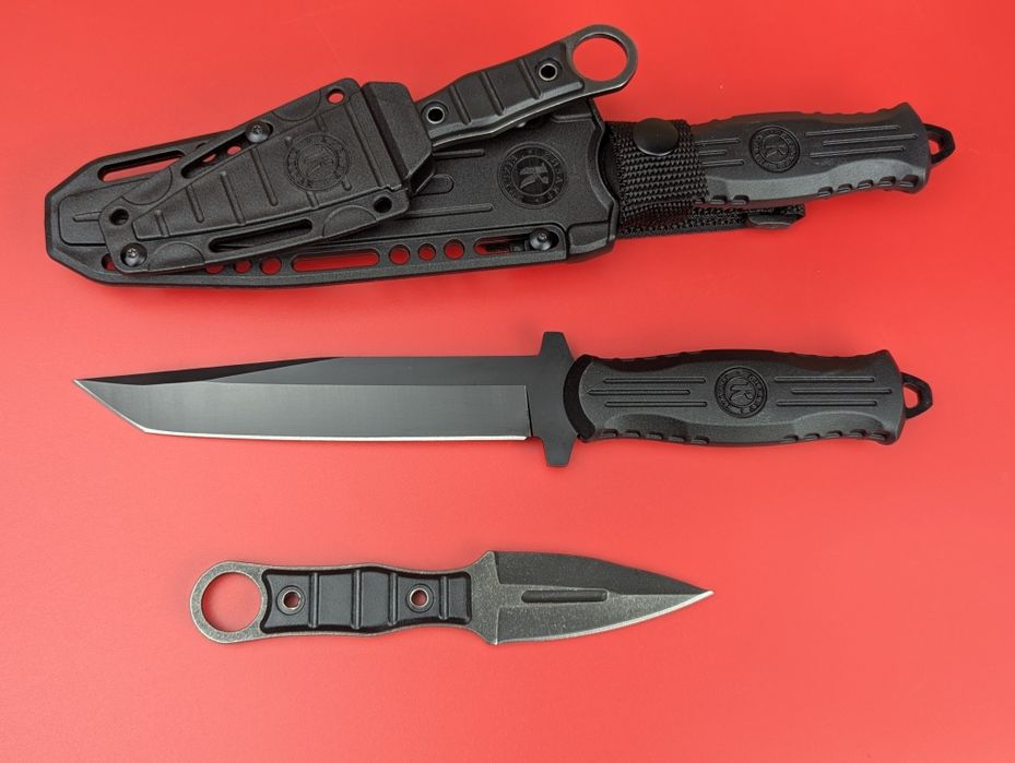 Тактичні ножі. Нож танто и метательный в одном чехле