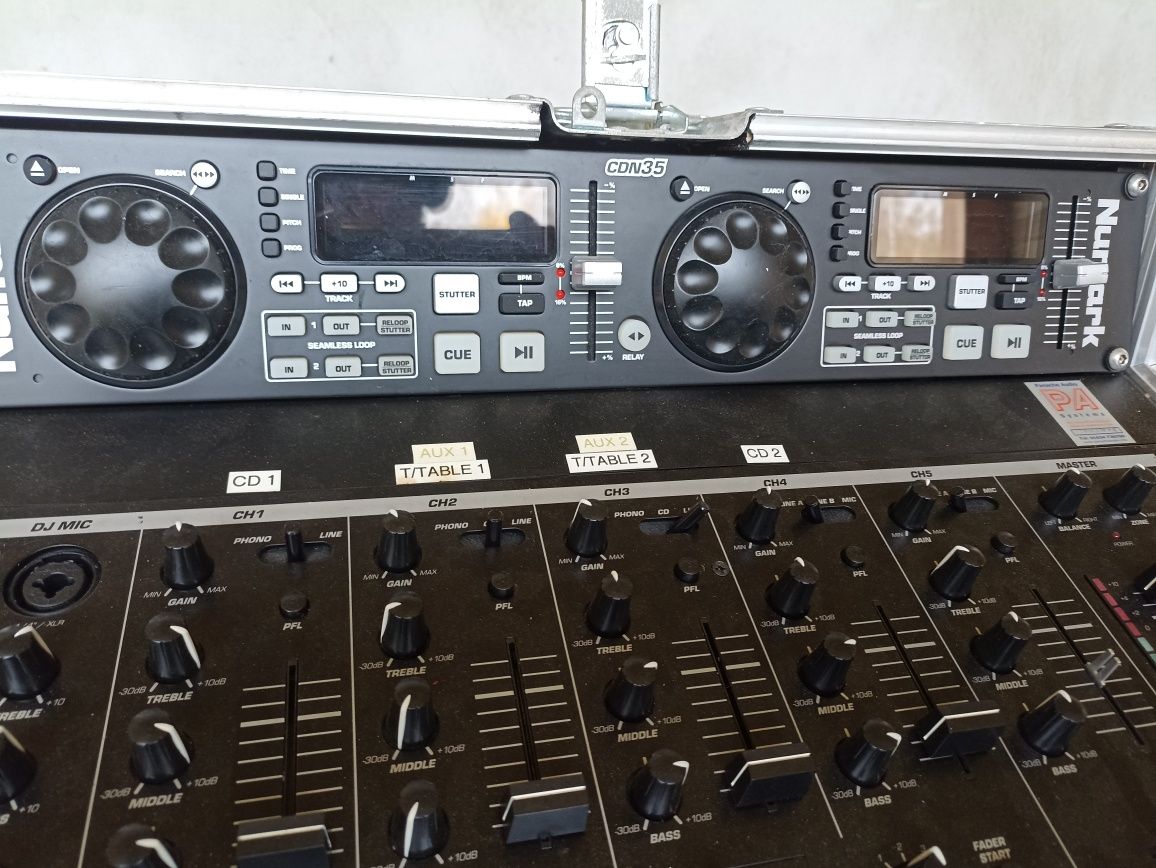 Numark cm200 cdn35 konsola mixer wzmacniacz skrzynia Yamaha k25