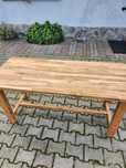 Stół drewniany wysokość 67 cm. 140×60