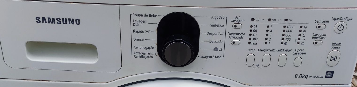 Peças para máquina de lavar roupa Samsung 8 kg