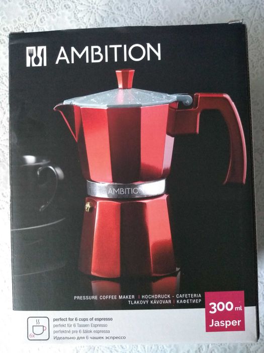 Do parzenia kawy Kafetiera ciśnieniowa Jasper AMBITION 300 ml