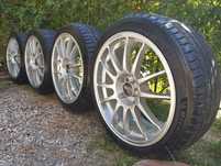 Felgi koła OZ RACING SUPERLEGGERA 5x114.3 18 cali opony Michelin