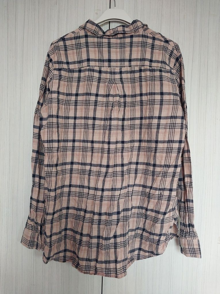 Bawełniana beżowa koszula H&M
