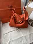 Hermes Lindy 30 Togo luksusowa handmade