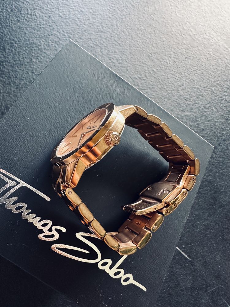 Thomas Sabo Zegarek damski Soul różowe złoto analogowy kwarc