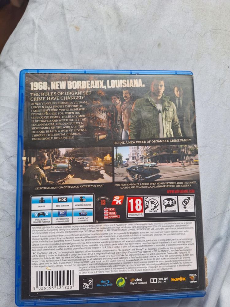 Gra mafia 3 na ps4
