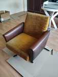 Fotel obrotowy PRL super stan