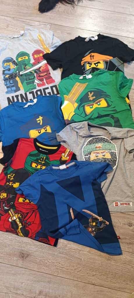 Koszulki ninjago h&m 7 szt