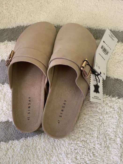 Шльопанці шкіряні