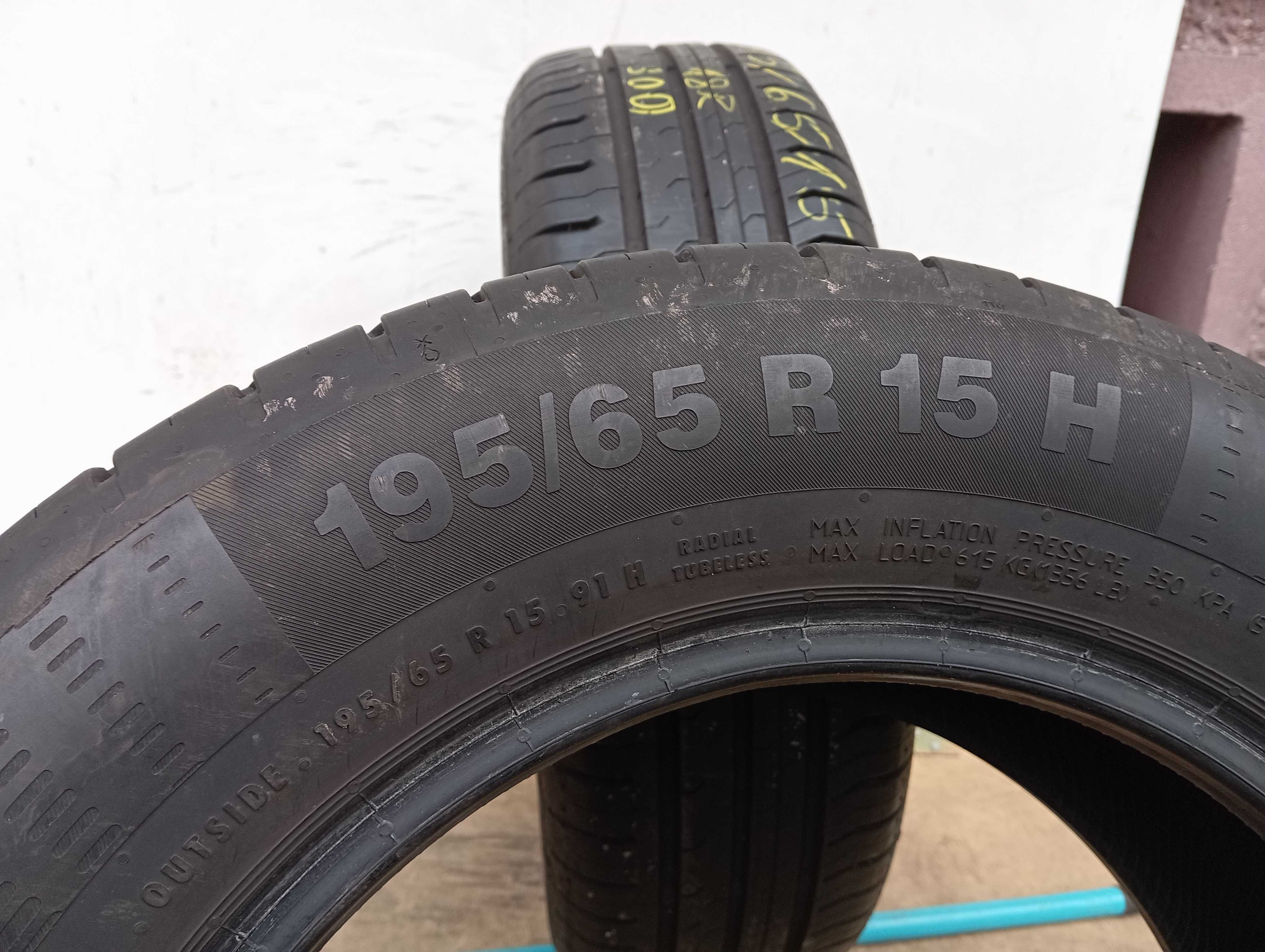 2x 195/65 R15 91H Continental ContiEcoContact 5 2018r 6,8mm